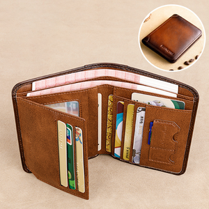 RFID Tri-Fold Retro Wallet