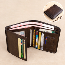 Load image into Gallery viewer, RFID Tri-Fold Retro Wallet