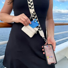 Load image into Gallery viewer, Phone Strap with Zippered Pouch