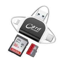 Load image into Gallery viewer, Multi-Port 4 in1 Universal SD TF Card Reader