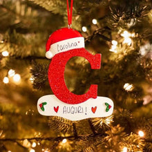 Load image into Gallery viewer, Personalized Christmas 24 Letter Ornaments