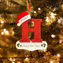 Load image into Gallery viewer, Personalized Christmas 24 Letter Ornaments