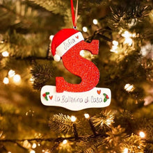 Load image into Gallery viewer, Personalized Christmas 24 Letter Ornaments