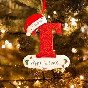 Personalized Christmas 24 Letter Ornaments