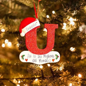 Personalized Christmas 24 Letter Ornaments