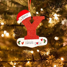 Load image into Gallery viewer, Personalized Christmas 24 Letter Ornaments