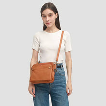 Load image into Gallery viewer, Three-Layer Leather Crossbody Shoulder