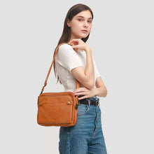 Load image into Gallery viewer, Three-Layer Leather Crossbody Shoulder