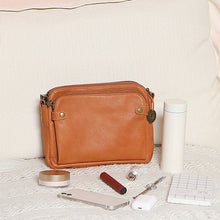 Load image into Gallery viewer, Three-Layer Leather Crossbody Shoulder