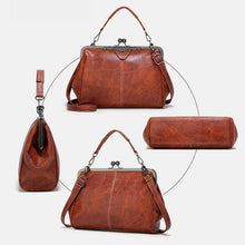 Load image into Gallery viewer, Large Capacity Retro Oil Wax Shoulder Bag