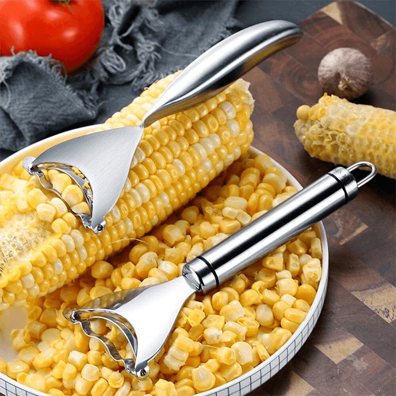 Stainless Steel Corn Peeler For Corn On The Cob