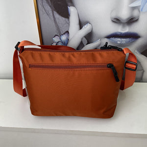 Fashion Solid Color Nylon Shoulder Bag