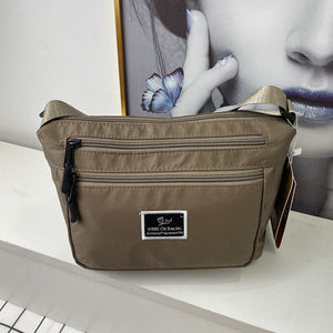 Fashion Solid Color Nylon Shoulder Bag