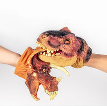 Load image into Gallery viewer, Dinosaur Hand Puppet Gloves