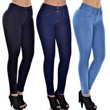 Load image into Gallery viewer, High Waist Stretch Denim Pants