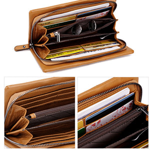 Multifunctional large capacity mobile phone wallet