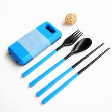 Load image into Gallery viewer, Portable Cutlery Set (Chopsticks Fork Spoon)