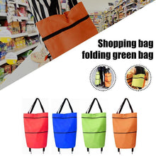 Load image into Gallery viewer, Shopping bag folding green bag