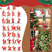 Load image into Gallery viewer, Personalized Christmas 24 Letter Ornaments