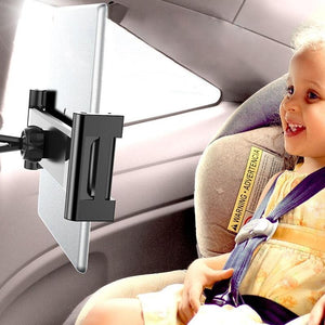 Aluminum alloy telescopic bracket for car rear seat