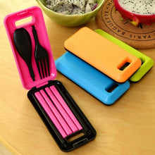 Load image into Gallery viewer, Portable Cutlery Set (Chopsticks Fork Spoon)