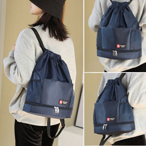 Drawstring Oxford Backpack