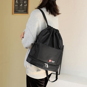 Drawstring Oxford Backpack