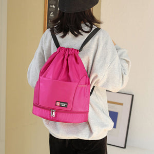 Drawstring Oxford Backpack