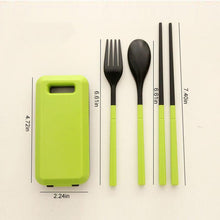 Load image into Gallery viewer, Portable Cutlery Set (Chopsticks Fork Spoon)