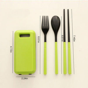 Portable Cutlery Set (Chopsticks Fork Spoon)