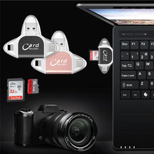 Load image into Gallery viewer, Multi-Port 4 in1 Universal SD TF Card Reader