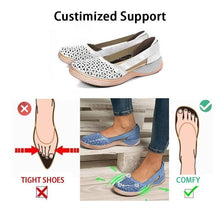 Load image into Gallery viewer, Woman Round-toe Hollow-out Breathable Flat Sandal