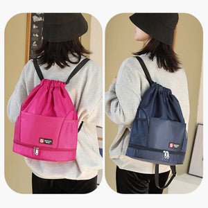 Drawstring Oxford Backpack