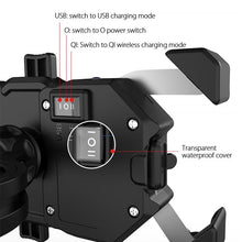 Load image into Gallery viewer, Mobile phone wireless charger for Motorcycle