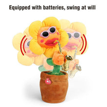 Load image into Gallery viewer, Sunflower singer with saxophone, funny toy