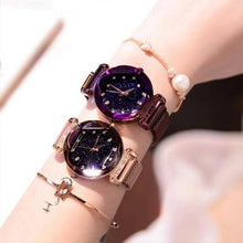 Load image into Gallery viewer, Waterproof Starry Sky Girl Wristwatch