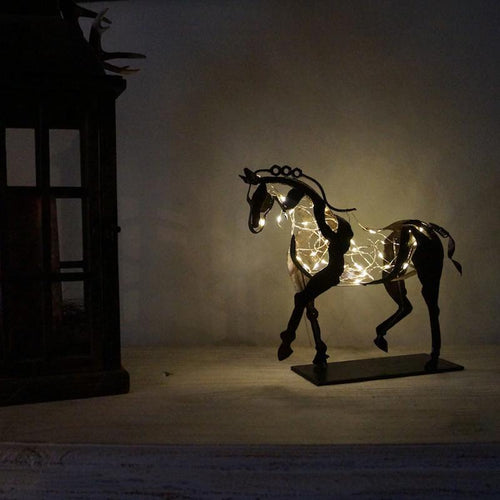 Handmade Adonis Metal Horse Sculpture