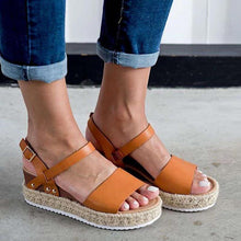 Load image into Gallery viewer, Women&#39;s Espadrilles Platform Sandal