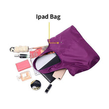 Load image into Gallery viewer, Ladies Large Capacity Handbag, Nylon Waterproof Shoulder Bag