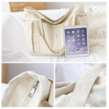 Load image into Gallery viewer, Multifunctional canvas bag