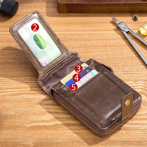 RFID Leather Multifunctional Wallet