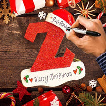 Load image into Gallery viewer, Personalized Christmas 24 Letter Ornaments