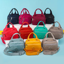 Load image into Gallery viewer, Functional Multi-Compartment Solid Color Handbag