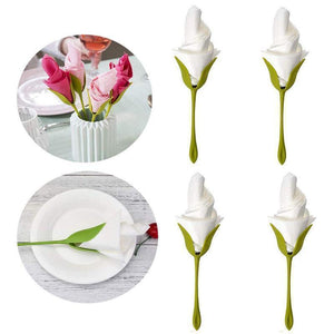 Bloom Napkin Holders For Tables (4 PCS)