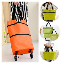 Load image into Gallery viewer, Shopping bag folding green bag