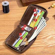 Load image into Gallery viewer, RFID Leather Multifunctional Wallet