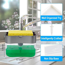 Load image into Gallery viewer, Soap Dispenser and Sponge Caddy