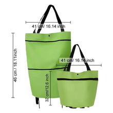 Load image into Gallery viewer, Shopping bag folding green bag