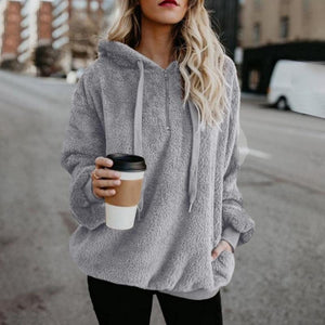 Ladies Hooded Sweatshirt Long Sleeves