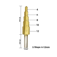 Load image into Gallery viewer, Domom® Titanium Step Drill (3 pieces)